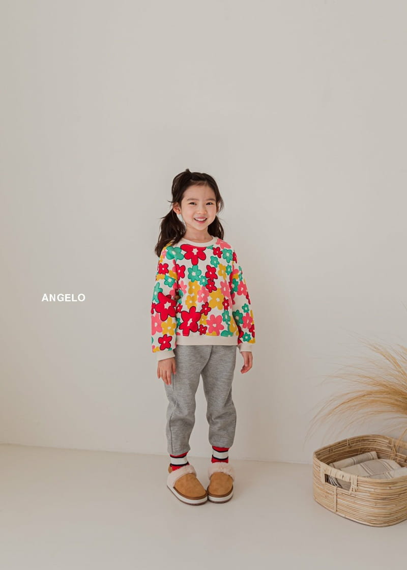 ANGELO - Korean Children Fashion - #Kfashion4kids - Flower Fleece Sweatshirt - 8
