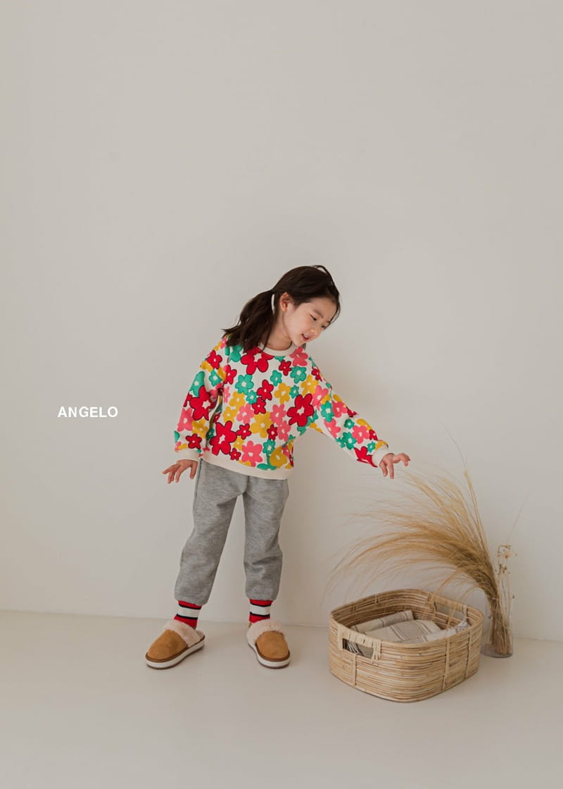 ANGELO - Korean Children Fashion - #Kfashion4kids - Flower Fleece Sweatshirt - 9