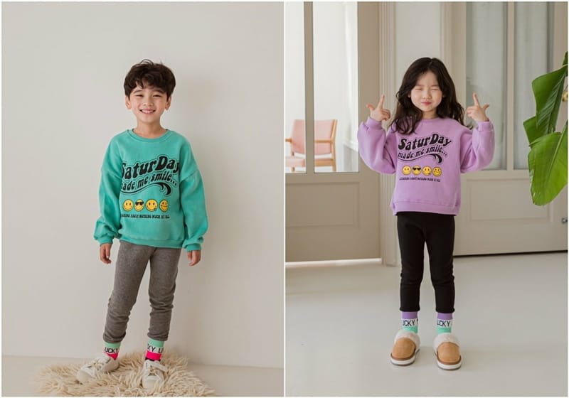 ANGELO - Korean Children Fashion - #Kfashion4kids - Saturday Fleece Sweatshirt