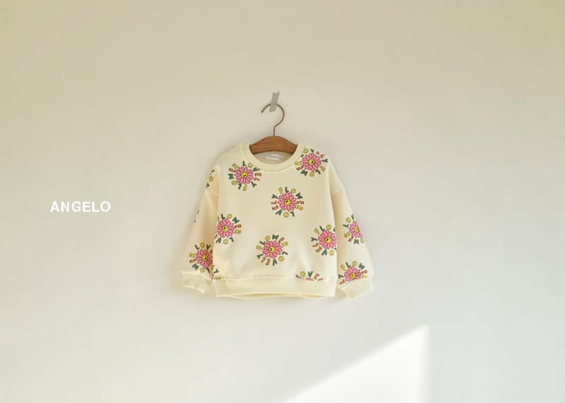 ANGELO - Korean Children Fashion - #Kfashion4kids - Sun Flower Fleece Sweatshirt - 2