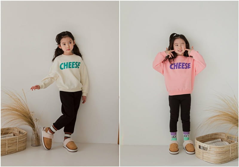 ANGELO - Korean Children Fashion - #Kfashion4kids - Cheese Fleece Sweatshirt