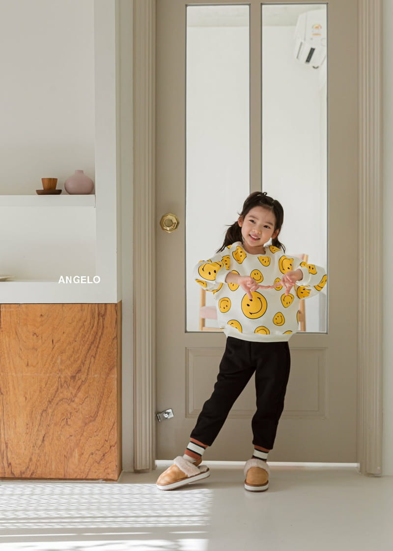 ANGELO - Korean Children Fashion - #Kfashion4kids - Big Smile Fleece Sweatshirt - 4