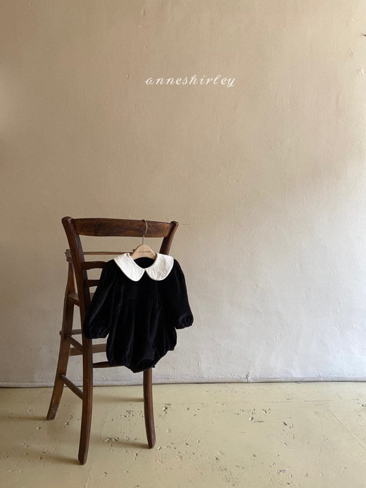 ANNE SHIRLEY - Korean Children Fashion - #Kfashion4kids - Veloure Lina Collar Bodysuit