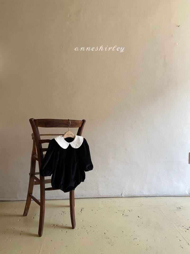 ANNE SHIRLEY - Korean Children Fashion - #Kfashion4kids - Veloure Lina Collar Bodysuit - 2
