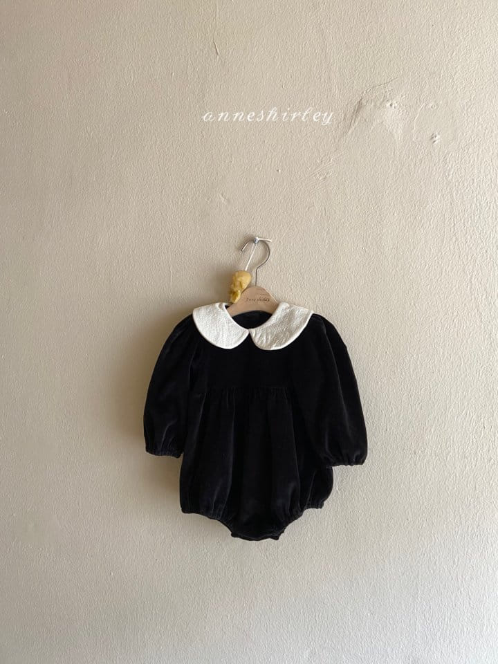 ANNE SHIRLEY - Korean Children Fashion - #Kfashion4kids - Veloure Lina Collar Bodysuit - 3