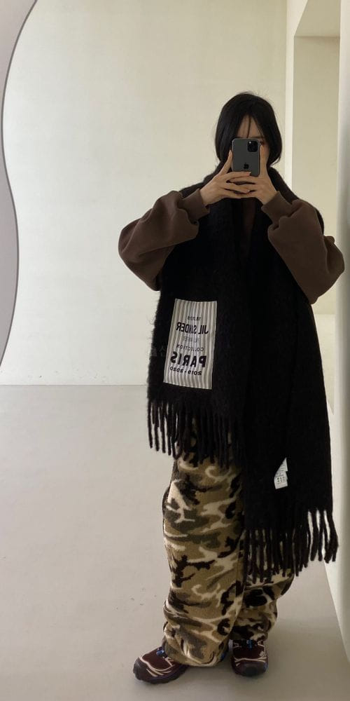 ANOTHER AVENUE - Korean Children Fashion - #Kfashion4kids - Camo Boa Pants - 4