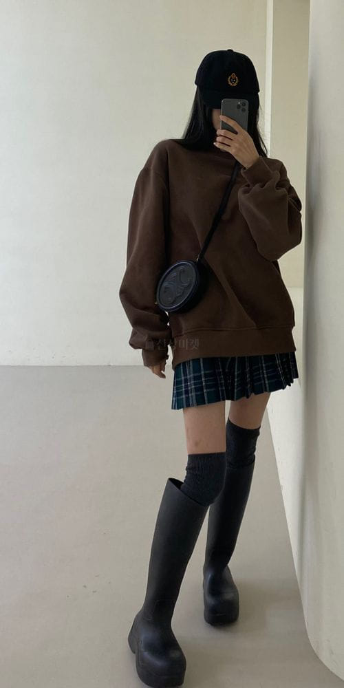 ANOTHER AVENUE - Korean Children Fashion - #Kfashion4kids - Check Wrinkle Skirt