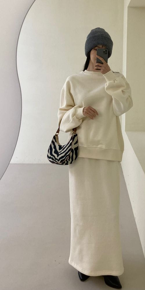 ANOTHER AVENUE - Korean Children Fashion - #Kfashion4kids - Fleece Basic Skirt - 6