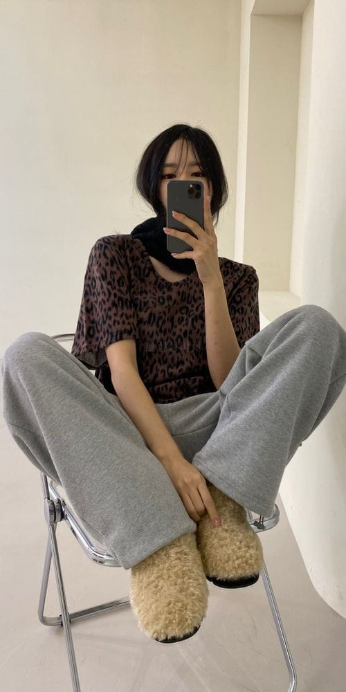 ANOTHER AVENUE - Korean Children Fashion - #Kfashion4kids - Leopard Pad Short Sleeves Tee - 3