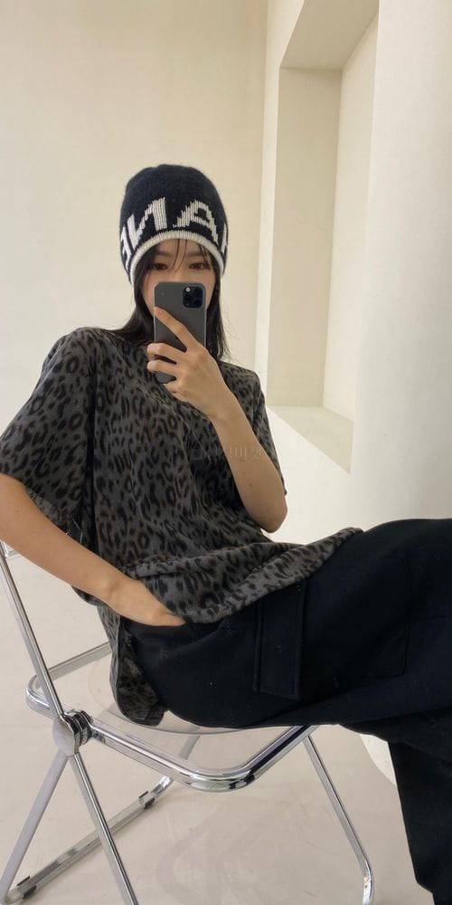 ANOTHER AVENUE - Korean Children Fashion - #Kfashion4kids - Leopard Pad Short Sleeves Tee - 9