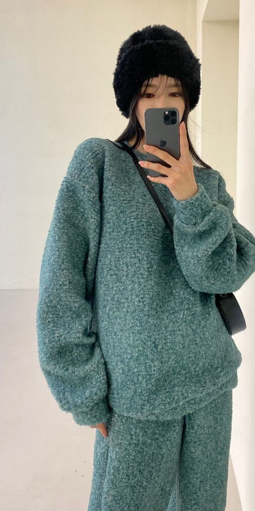 ANOTHER AVENUE - Korean Children Fashion - #Kfashion4kids - Mink Dumble Sweatshirt