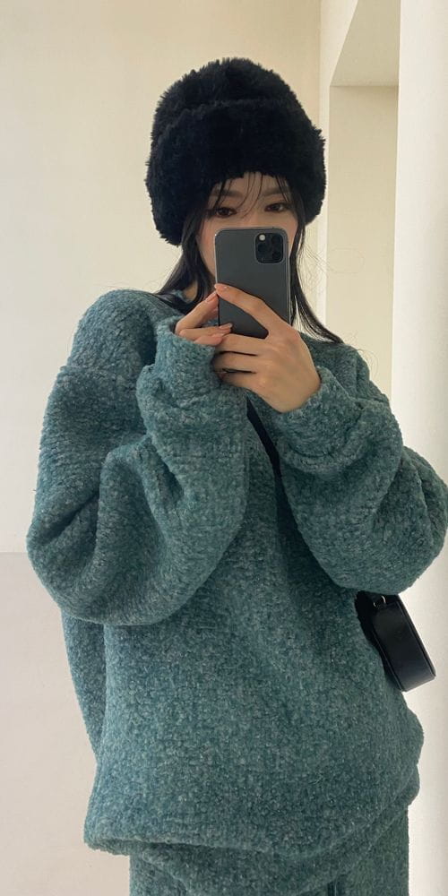 ANOTHER AVENUE - Korean Children Fashion - #Kfashion4kids - Mink Dumble Sweatshirt - 4