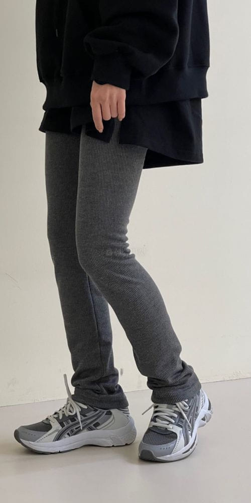 ANOTHER AVENUE - Korean Children Fashion - #Kfashion4kids - Fleece Long Leggings - 2