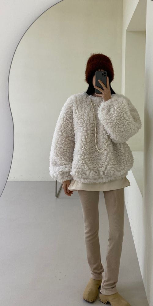 ANOTHER AVENUE - Korean Children Fashion - #Kfashion4kids - Fleece Long Leggings - 7