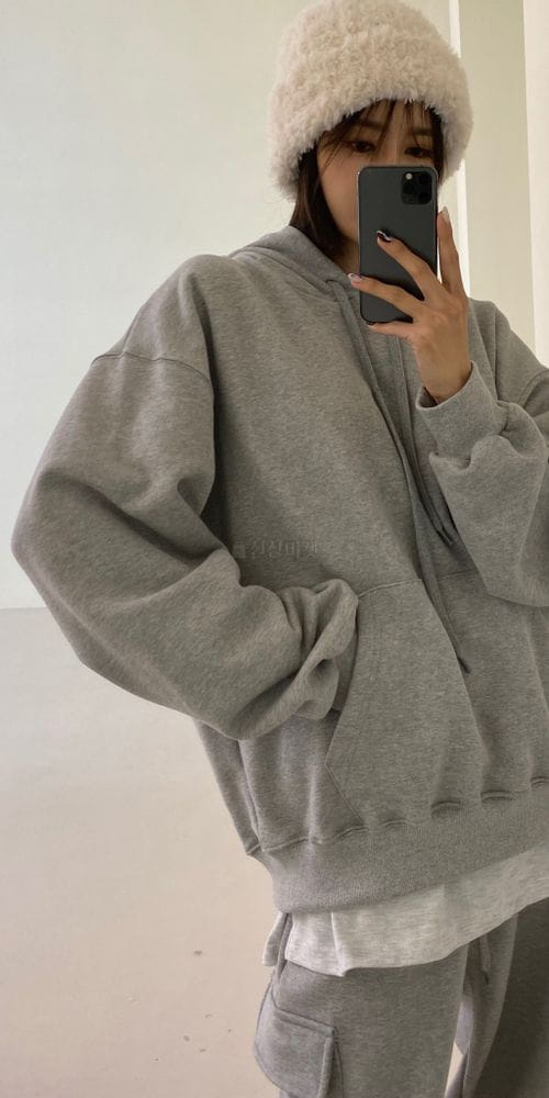 ANOTHER AVENUE - Korean Children Fashion - #Kfashion4kids - Kangaroo Fleece Hoody - 8