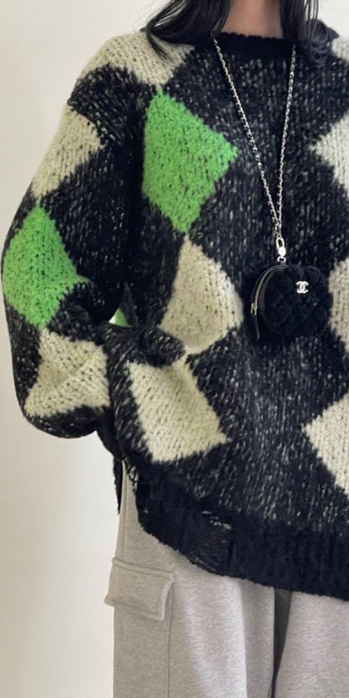 ANOTHER AVENUE - Korean Children Fashion - #Kfashion4kids - Bird Eye Jacquard Knit Tee