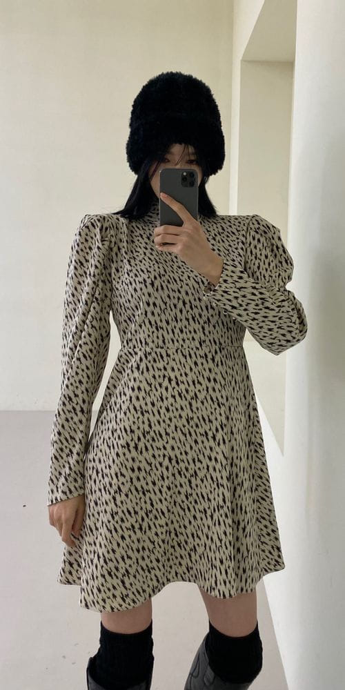 ANOTHER AVENUE - Korean Children Fashion - #Kfashion4kids - Leopard One-piece - 6