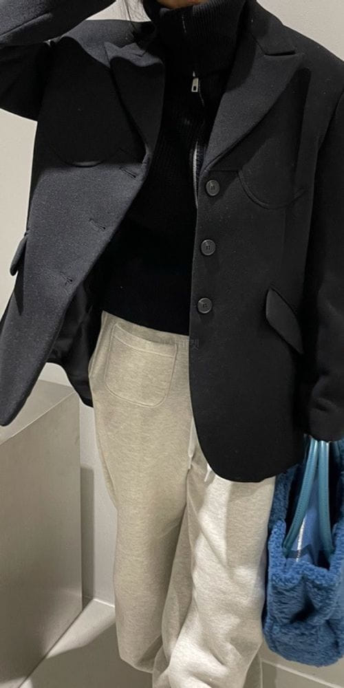ANOTHER AVENUE - Korean Children Fashion - #Kfashion4kids - Herringbone Line Jacket - 2