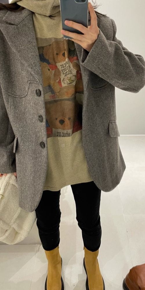 ANOTHER AVENUE - Korean Children Fashion - #Kfashion4kids - Herringbone Line Jacket - 7