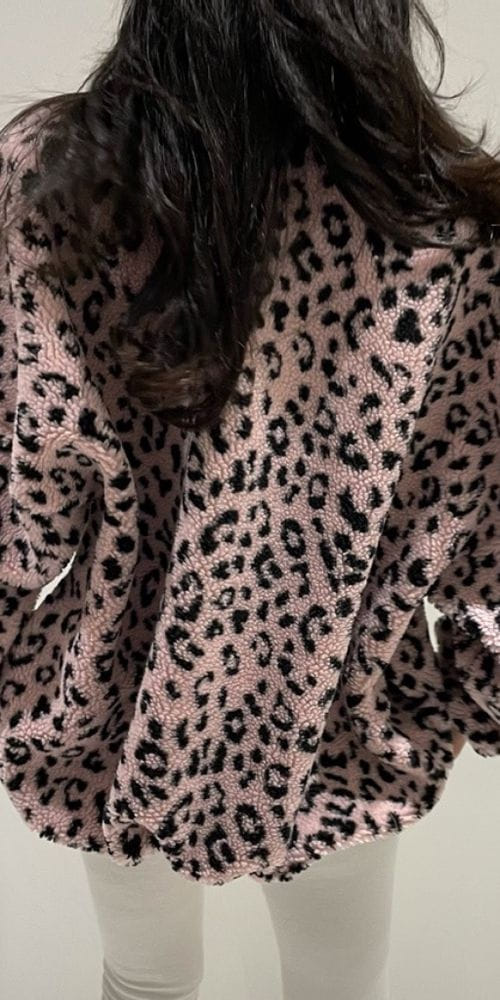 ANOTHER AVENUE - Korean Children Fashion - #Kfashion4kids - Leopard Dumble Jacket - 2