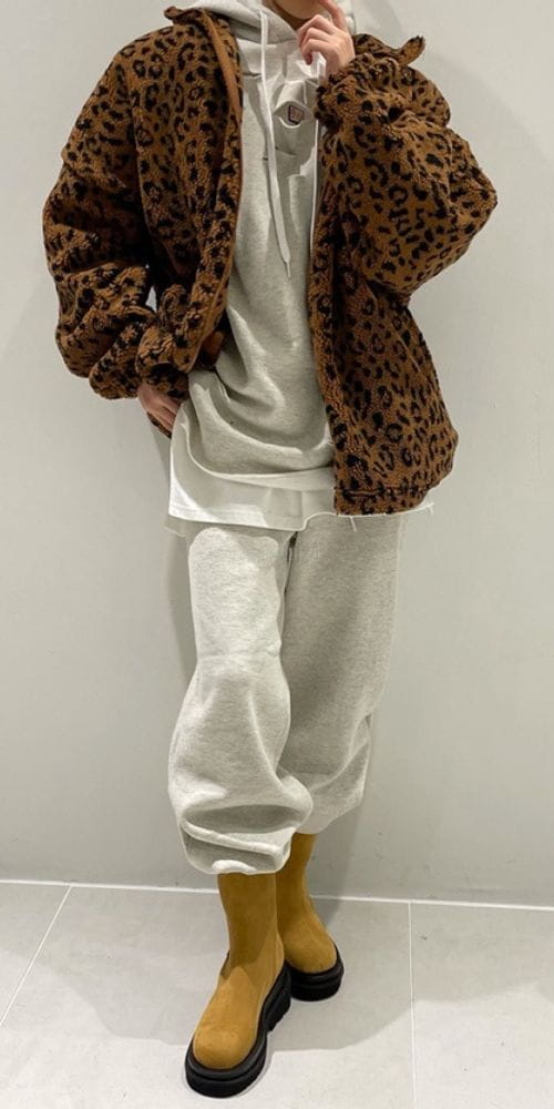 ANOTHER AVENUE - Korean Children Fashion - #Kfashion4kids - Leopard Dumble Jacket - 5