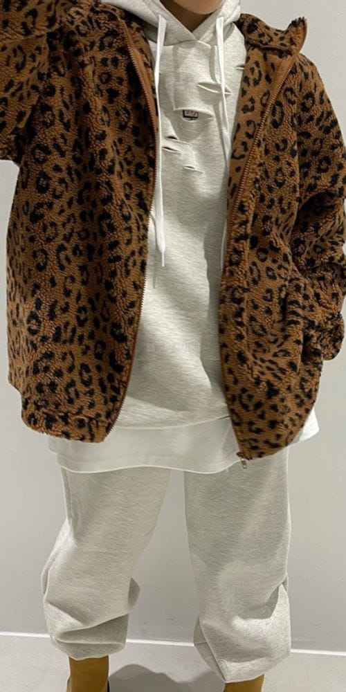ANOTHER AVENUE - Korean Children Fashion - #Kfashion4kids - Leopard Dumble Jacket - 8