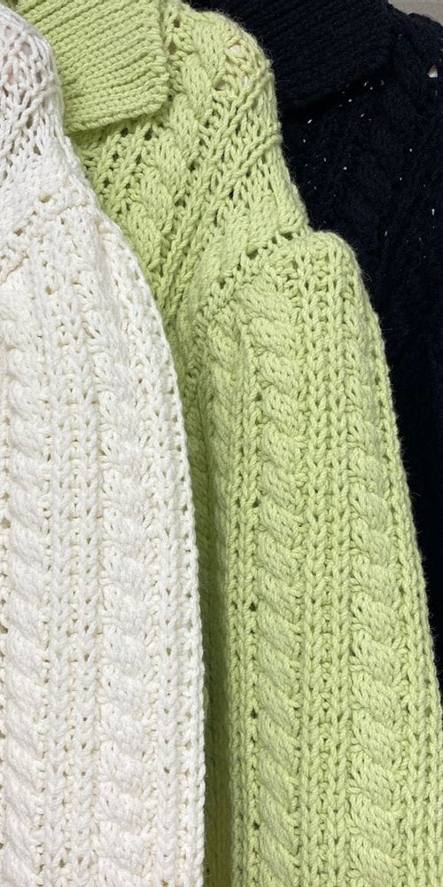 ANOTHER AVENUE - Korean Children Fashion - #Kfashion4kids - Big Twist Collar Knit Tee - 4