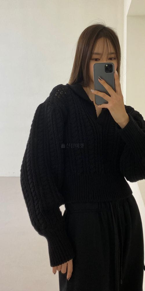 ANOTHER AVENUE - Korean Children Fashion - #Kfashion4kids - Big Twist Collar Knit Tee - 6