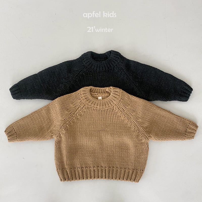 APFEL - Korean Children Fashion - #Kfashion4kids - Harvard Knit Top