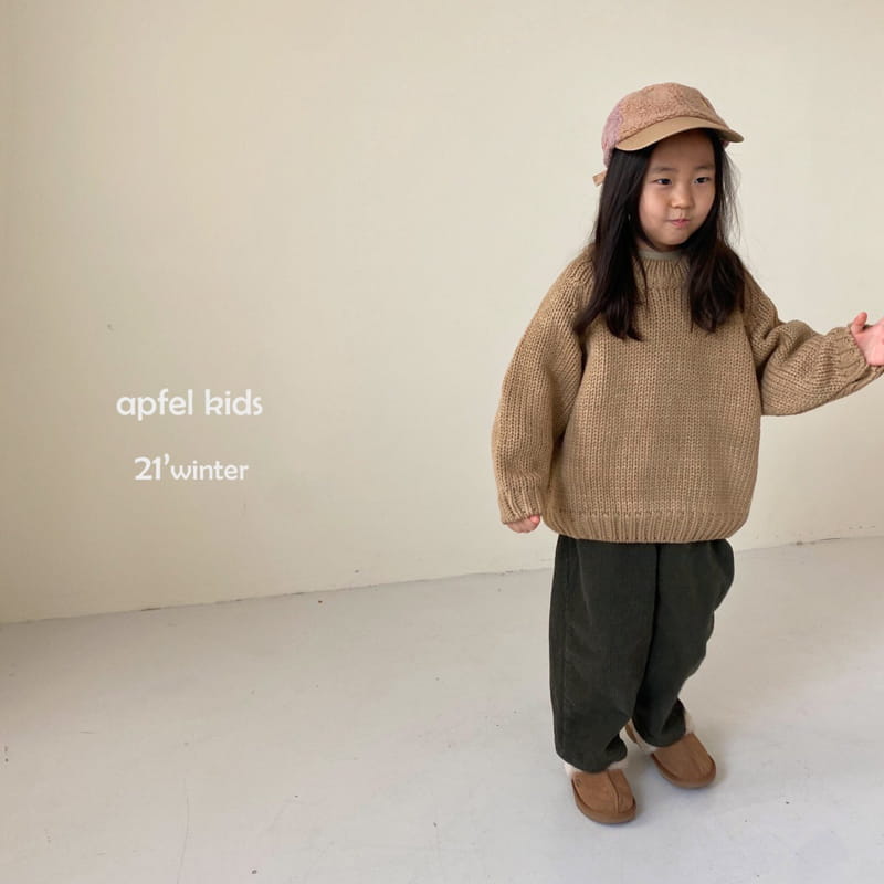 APFEL - Korean Children Fashion - #Kfashion4kids - Harvard Knit Top - 10