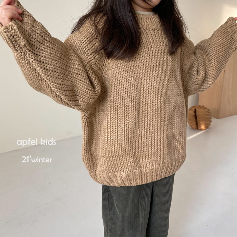 APFEL - Korean Children Fashion - #Kfashion4kids - Harvard Knit Top - 4