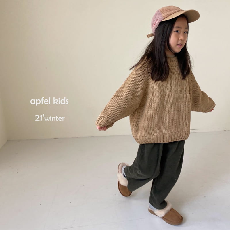 APFEL - Korean Children Fashion - #Kfashion4kids - Harvard Knit Top - 5