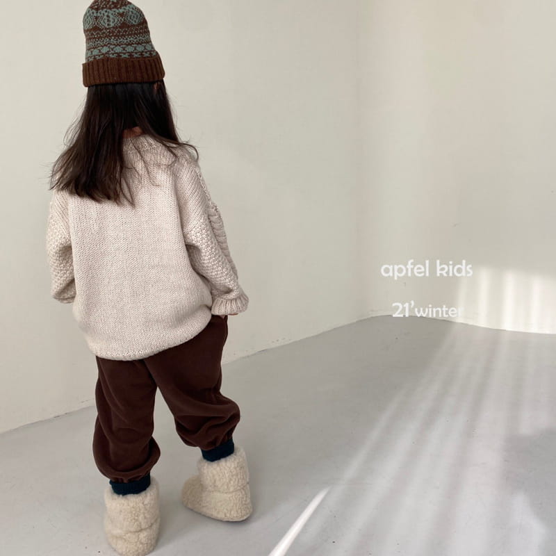 APFEL - Korean Children Fashion - #Kfashion4kids - Trabi Button Knit Top - 6