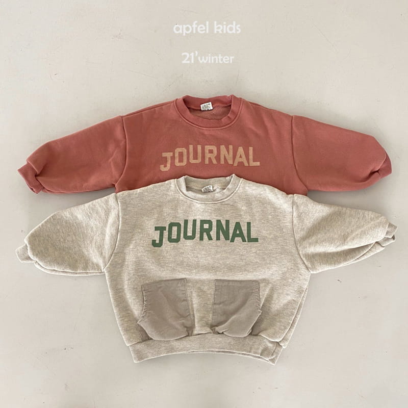 APFEL - Korean Children Fashion - #Kfashion4kids - Journal Pocket Sweatshirt