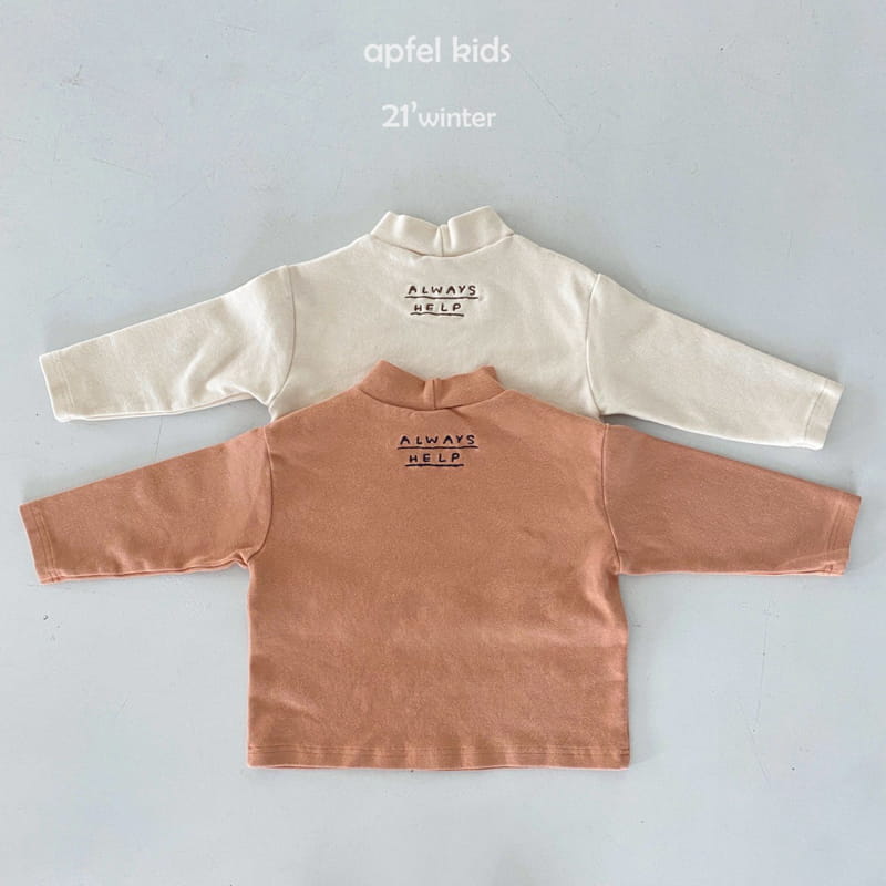 APFEL - Korean Children Fashion - #Kfashion4kids - Half Turtleneck Tee - 2