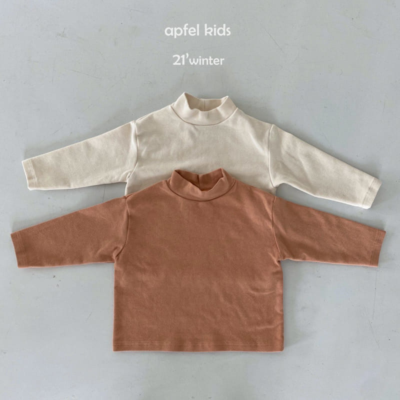 APFEL - Korean Children Fashion - #Kfashion4kids - Half Turtleneck Tee - 3