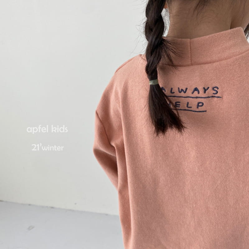 APFEL - Korean Children Fashion - #Kfashion4kids - Half Turtleneck Tee - 6