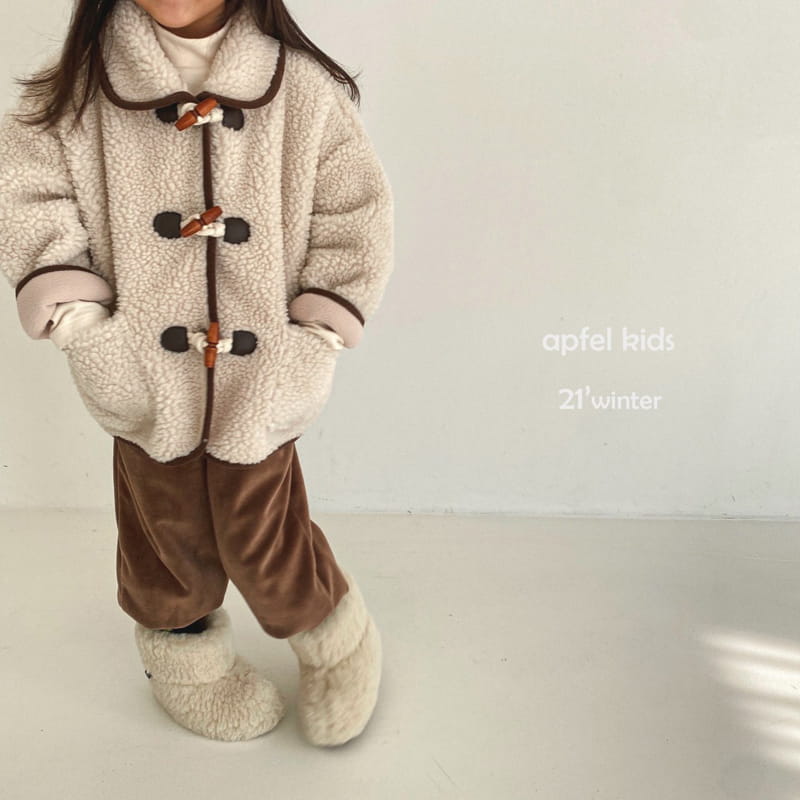 APFEL - Korean Children Fashion - #Kfashion4kids - Winter Velvet Jogger Pants - 10