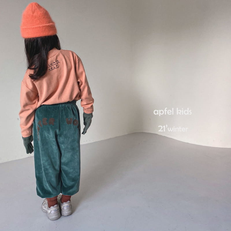 APFEL - Korean Children Fashion - #Kfashion4kids - Winter Velvet Jogger Pants - 11