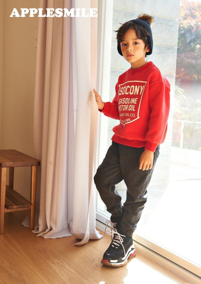 APPLESMILE - Korean Children Fashion - #Kfashion4kids - Oil Sweatshirt - 10