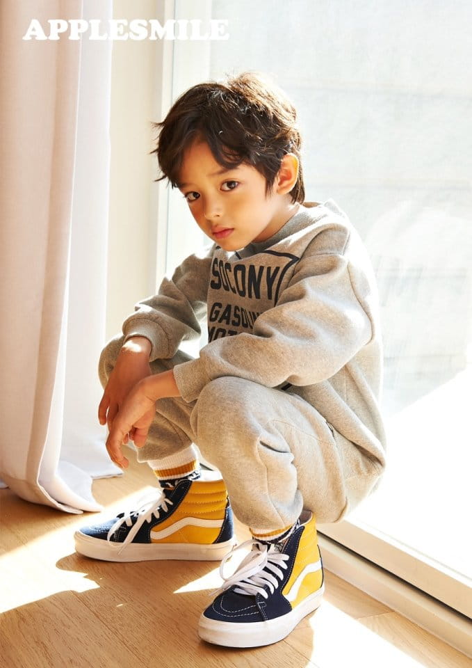 APPLESMILE - Korean Children Fashion - #Kfashion4kids - Oil Sweatshirt - 5