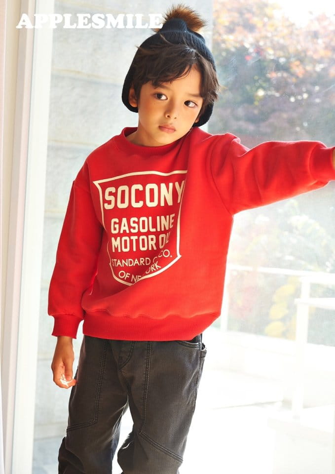 APPLESMILE - Korean Children Fashion - #Kfashion4kids - Oil Sweatshirt - 8