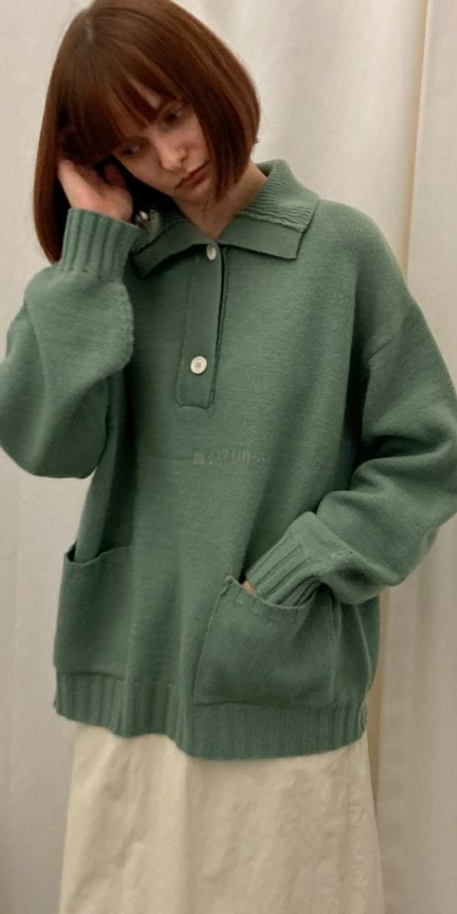 ARE YOU - Korean Children Fashion - #Kfashion4kids - Half Neck Cash Knit - 2