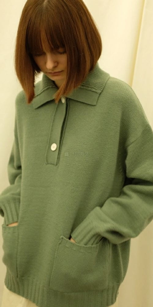 ARE YOU - Korean Children Fashion - #Kfashion4kids - Half Neck Cash Knit - 5