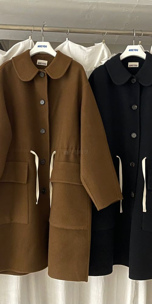 ARE YOU - Korean Children Fashion - #Kfashion4kids - Single Coat