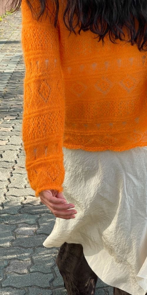 ARE YOU - Korean Children Fashion - #Kfashion4kids - Mo Hair Scsi Knit Tee