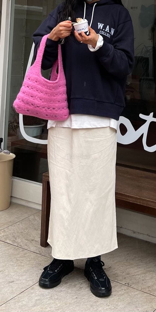 ARE YOU - Korean Children Fashion - #Kfashion4kids - Knit Shopper Bag - 2