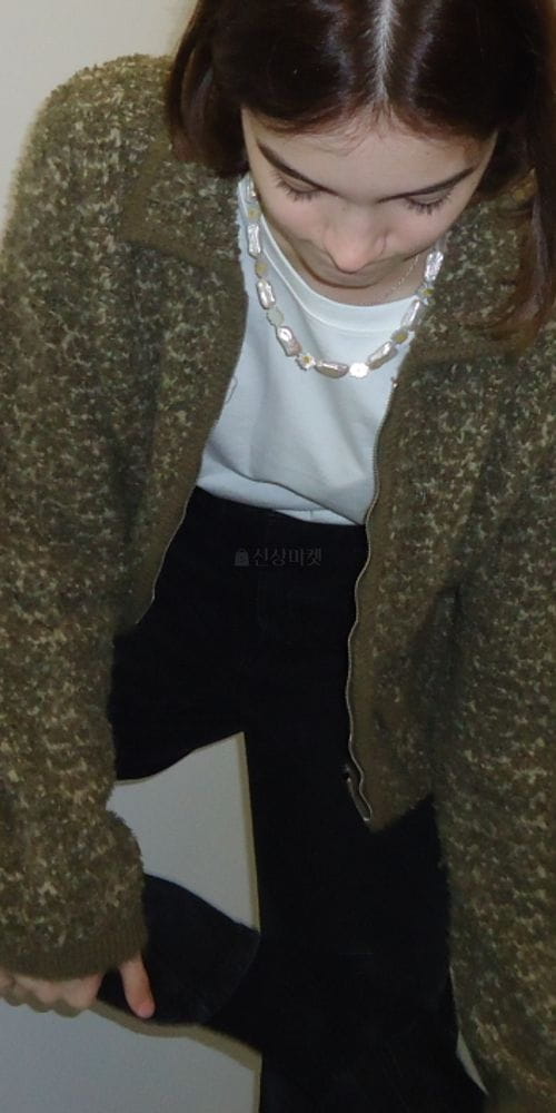 ARE YOU - Korean Children Fashion - #Kfashion4kids - Cl Zip-uup Knit - 2