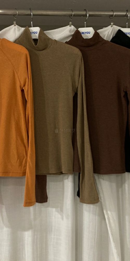 ARE YOU - Korean Children Fashion - #Kfashion4kids - Tery Span Turtleneck Tee - 9
