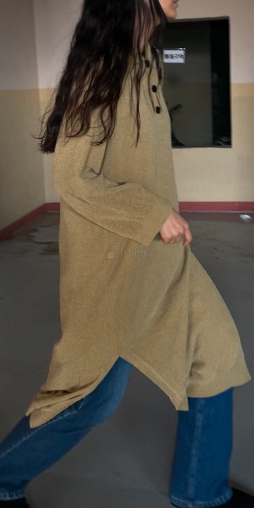 ARE YOU - Korean Children Fashion - #Kfashion4kids - Tery Knit One-piece Khaki